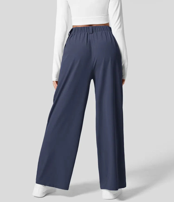 Lena | Wide Leg Waffle Trouser