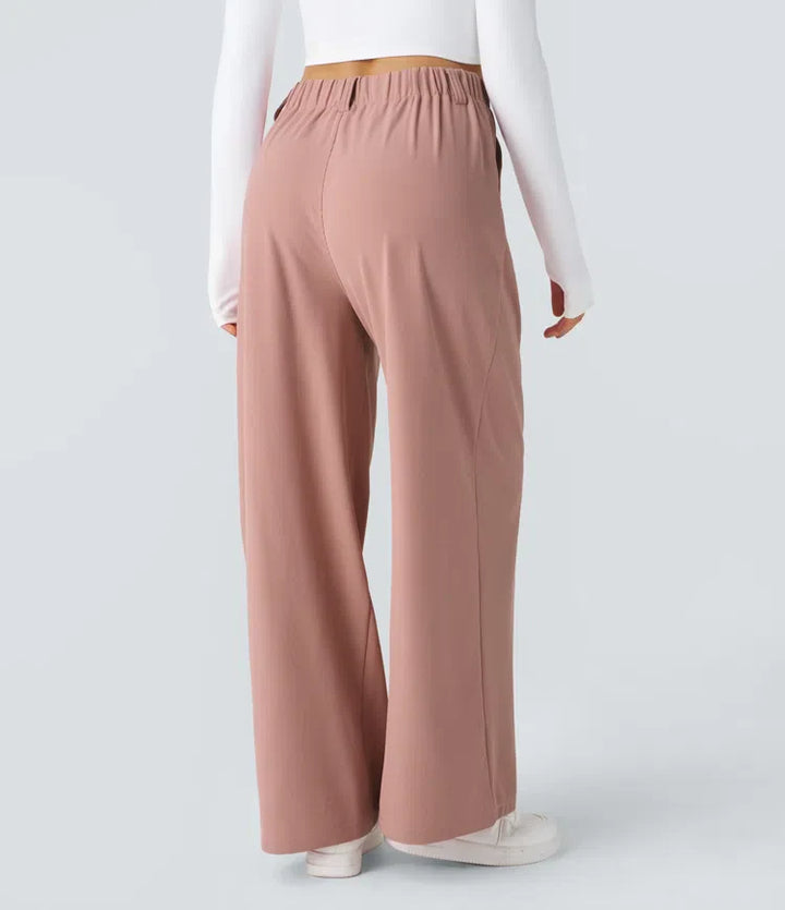 Lena | Wide Leg Waffle Trouser