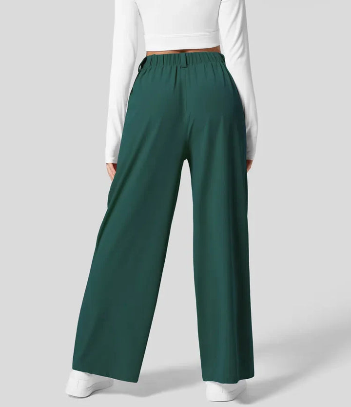 Lena | Wide Leg Waffle Trouser