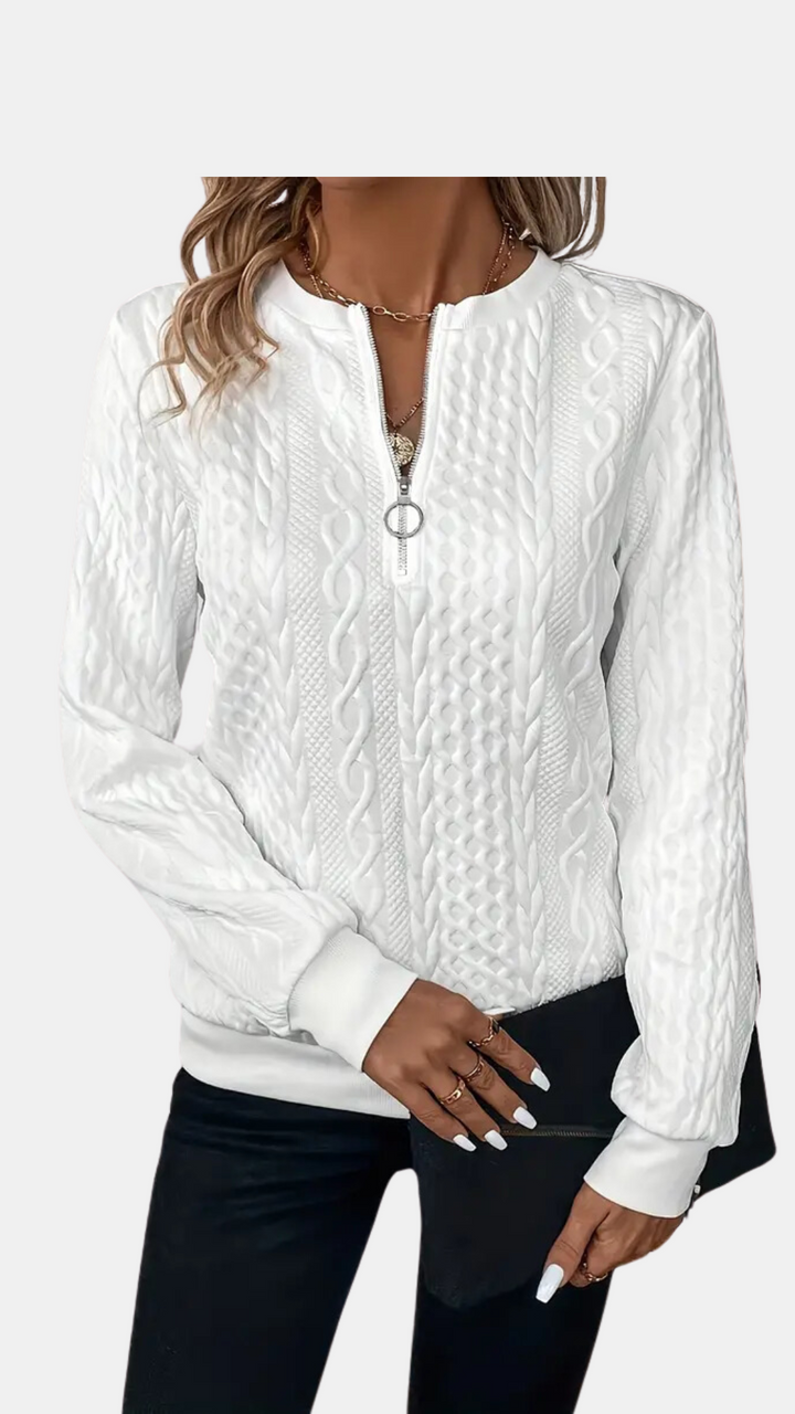 Amelie | Sweater with Zipper