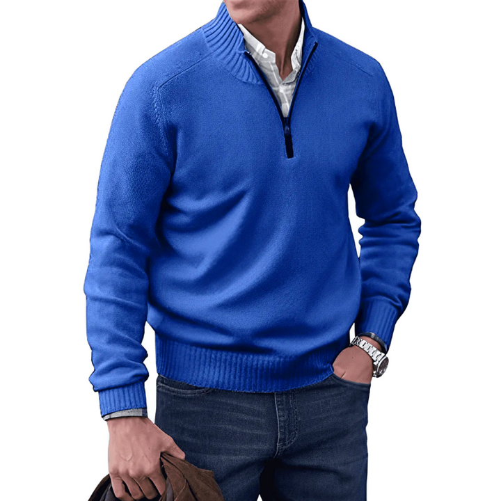 David | Elegant zippered sweater