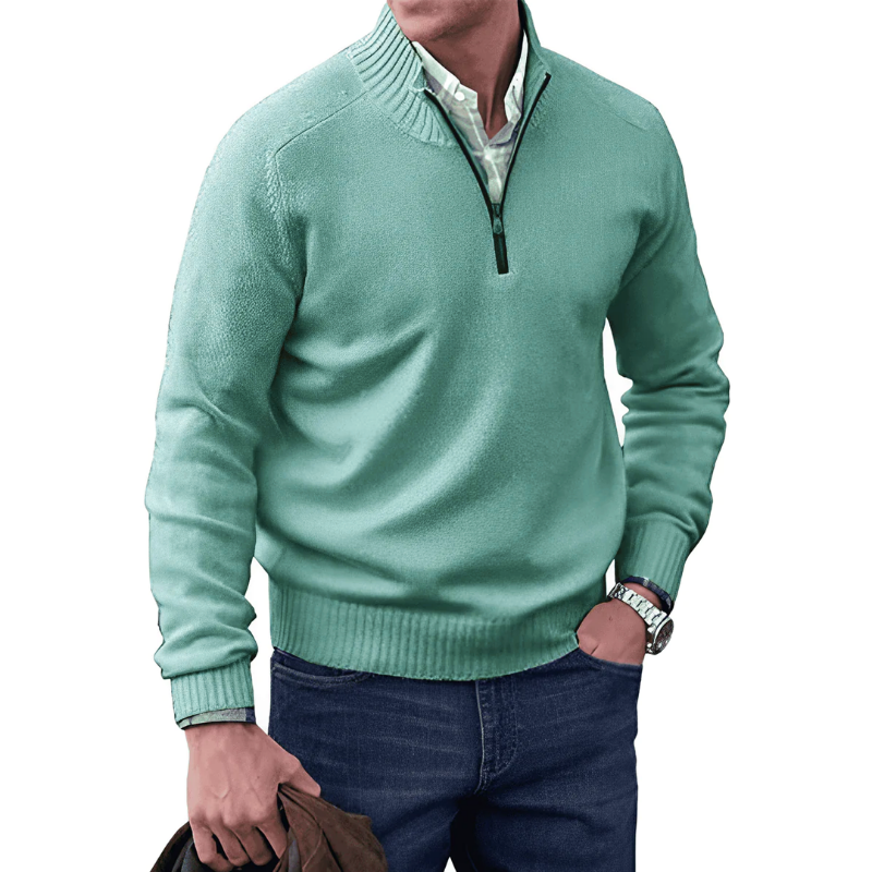 David | Elegant zippered sweater