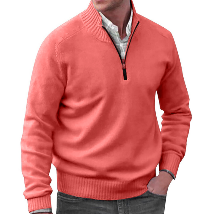 David | Elegant zippered sweater